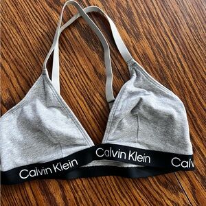 Calvin Klein Light Gray Bralette